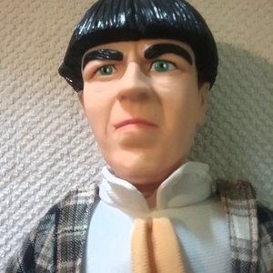 Vintage Three Stooges, "Moe" Doll, Free Shipping